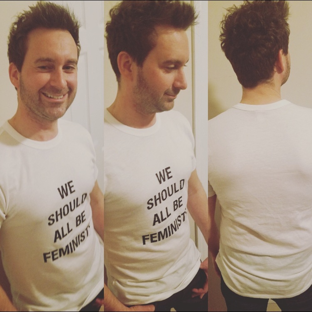 🎉HP! NWOT Men’s Fitted🔳Feminists Tee🔳